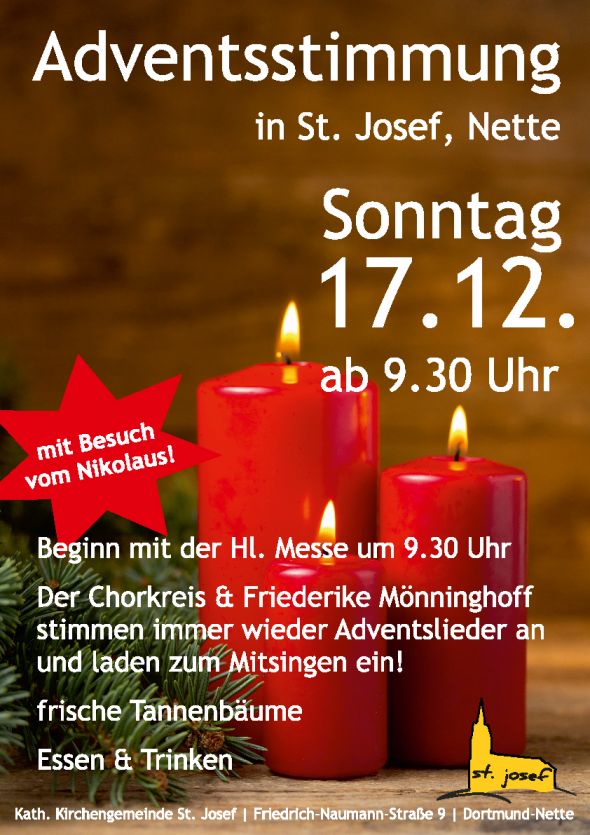 Adventsstimmung in St. Josef