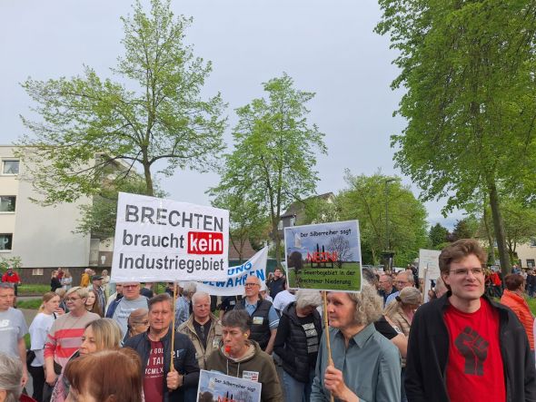 Demonstrationen in Brechten