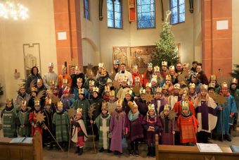 Sternsinger brachten den Segen und sammelten über 20.000 Euro