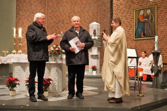 Hans Sachse beim Neujahrsempfang geehrt