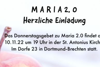 Donnerstagsgebet zu Maria 2.0 zu Gast in St. Antonius