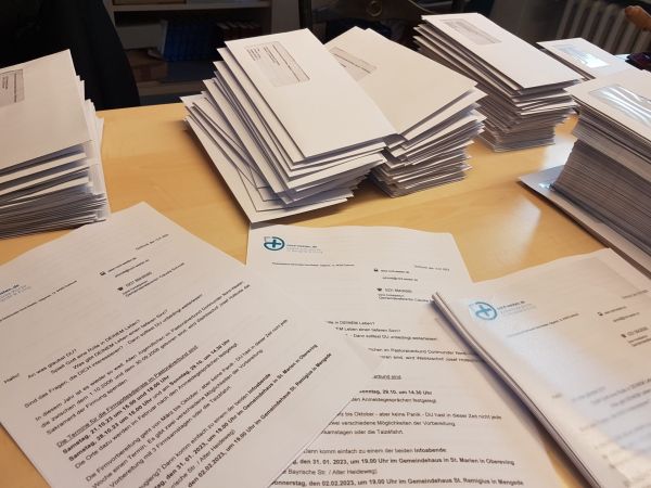 Infobriefe Firmvorbereitung