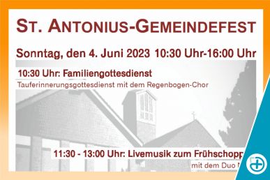 St. Antonius lädt zum Gemeindefest ein