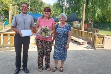 Halina Skrobek für 30 Jahre im Kindergarten gedankt