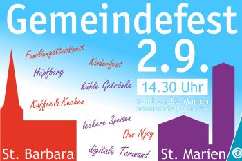 Gemeinden feiern gemeinsam: Gemeindefest St. Barbara & St. Marien