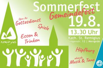 St. Remigius lädt am 19. August zum Sommerfest ein