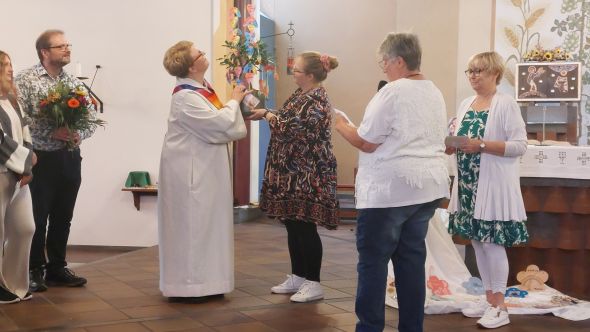 Dankeschön der PGR-Vorsitzenden der drei Kirchengemeinden im Stadtbezirk Eving.