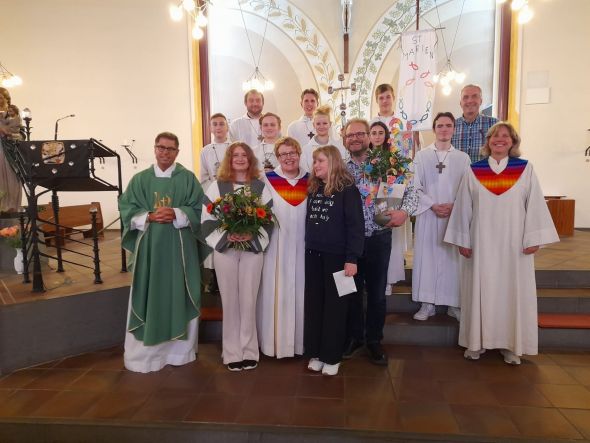 Foto (Renate Rustemeyer): Gruppenbild mit Familie