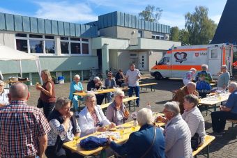 Sonniges Erntedankfest lud zur Begegnung und zum Teilen