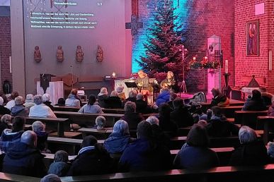 In Bodelschwingh wurde kräftig fürs Christkind geübt