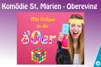 Bei der Komödie St. Marien geht´s "Mit Vollgas in die 80er"