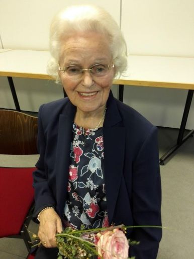 Seit 1954 und damit seit stolzen 70 Jahren Mitglied der Frauengemeinschaft: Jutta Szalla.