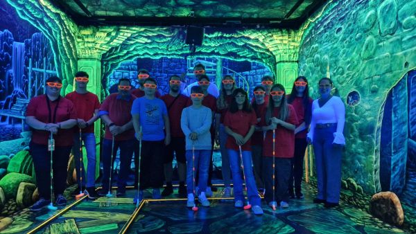 Die Messdiener in den Glowingrooms.