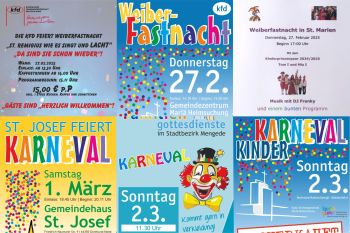 Gemeinden freuen sich auf die fünfte Jahreszeit