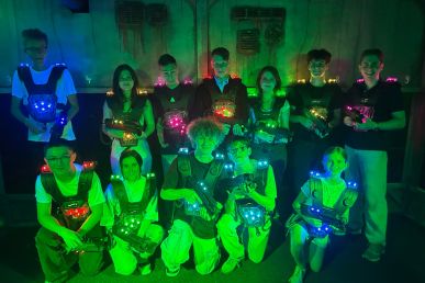 Messdiener hatten Spaß beim Lasertag