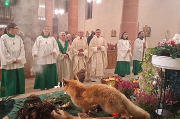 Jagdhornbläser begleiteten Hubertustag