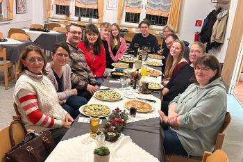 Dankeschön-Essen für das Firmteam