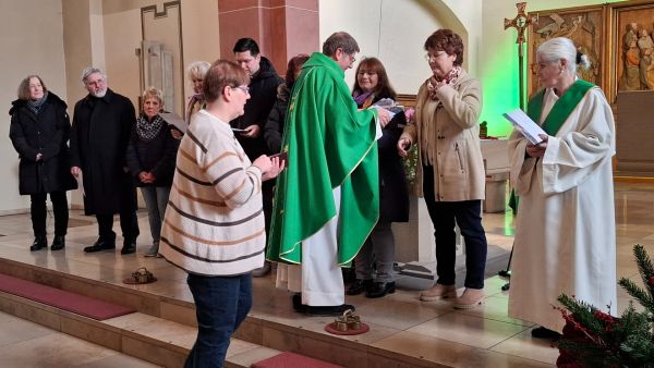 Ein besonderer Dank galt den ausgeschiedenen Gremienmitgliedern im Rahmen eines Gottesdienstes in St. Remigius.