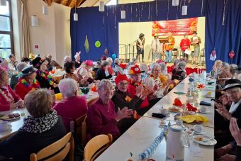 Beste Karnevalsstimmung bei den Frauen in St. Remigius