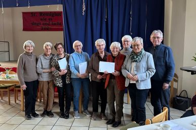 Jahreshauptversammlung mit Ehrungen bei der Frauengemeinschaft