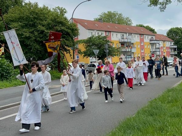 Fronleichnam im Stadtbezirk Eving