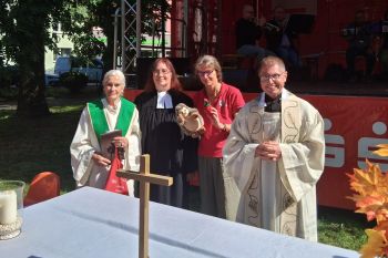 Zum Michaelisfest einen ökumenischen Gottesdienst gefeiert
