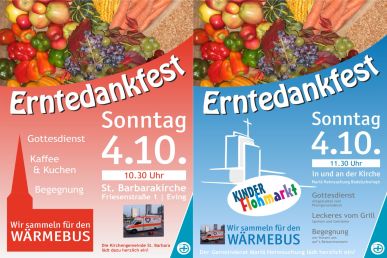 "Erntedank" lädt in Bodelschwingh und Eving zur Begegnung ein